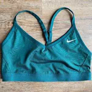 Teal Nike sports bra size L